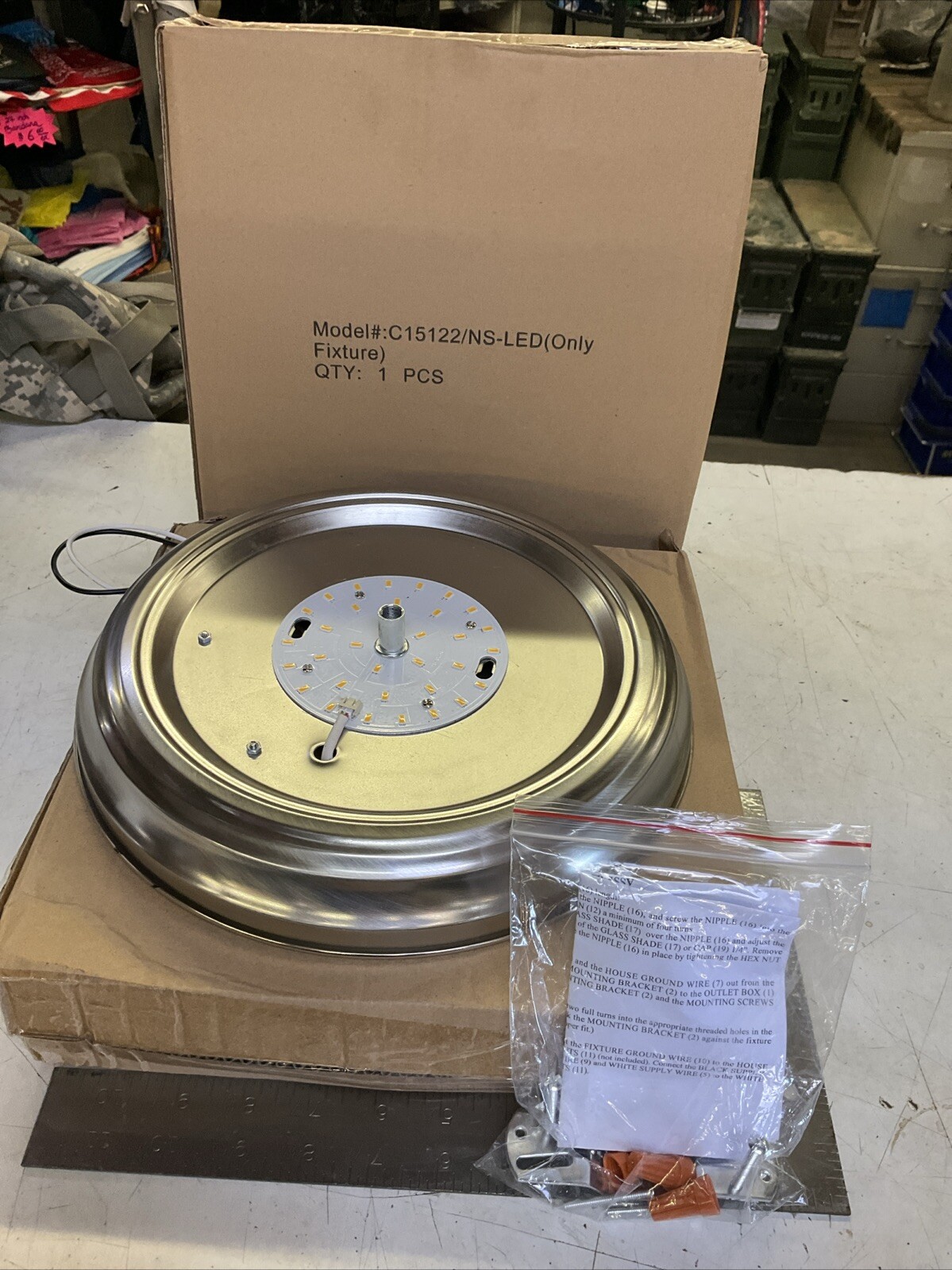 C15122/NS-LED(ONLY FIXTURE) Replacement 110 Volts AC. 11 Inch DIA gallery
