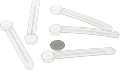 1/8 teaspoon measuring spoon (plastic) | HeroScoops (5, Clear)