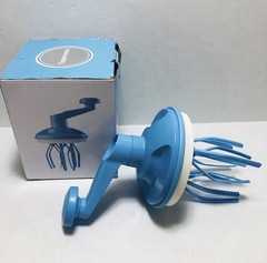 2014 Tupperware Whip ‘N Prep Chef Accessory Manual Mixer Blue Replacement Part