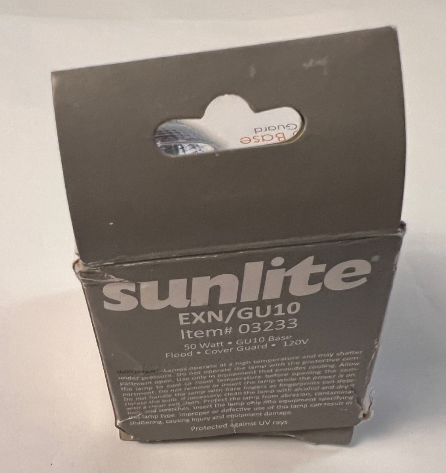 One (1) Sunlite Manufacturing Halogen Bulb MR 16 50 Watt gallery
