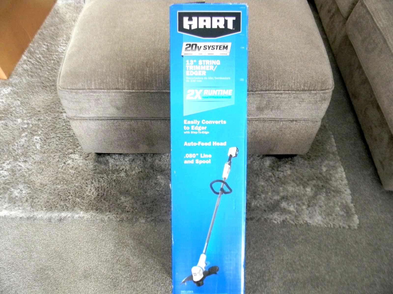 NEW HART 20V 20Volt 13-inch String Trimmer/Edger - TOOL ONLY gallery