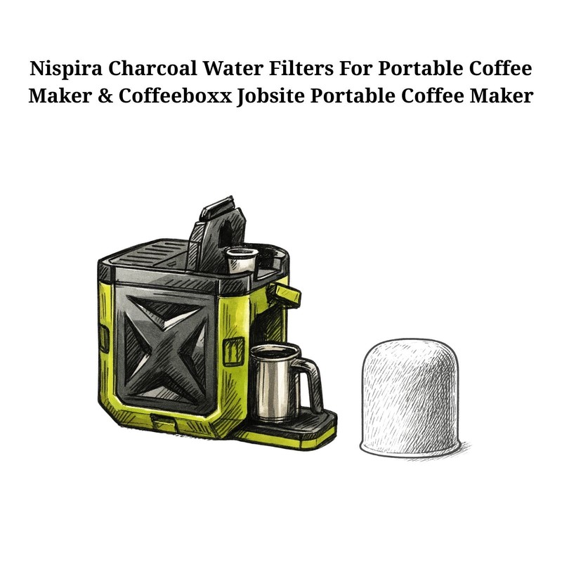 Activated Charcoal Water Filter Compatible OXX COFFEEBOXX Coffee Maker, 12 Units gallery