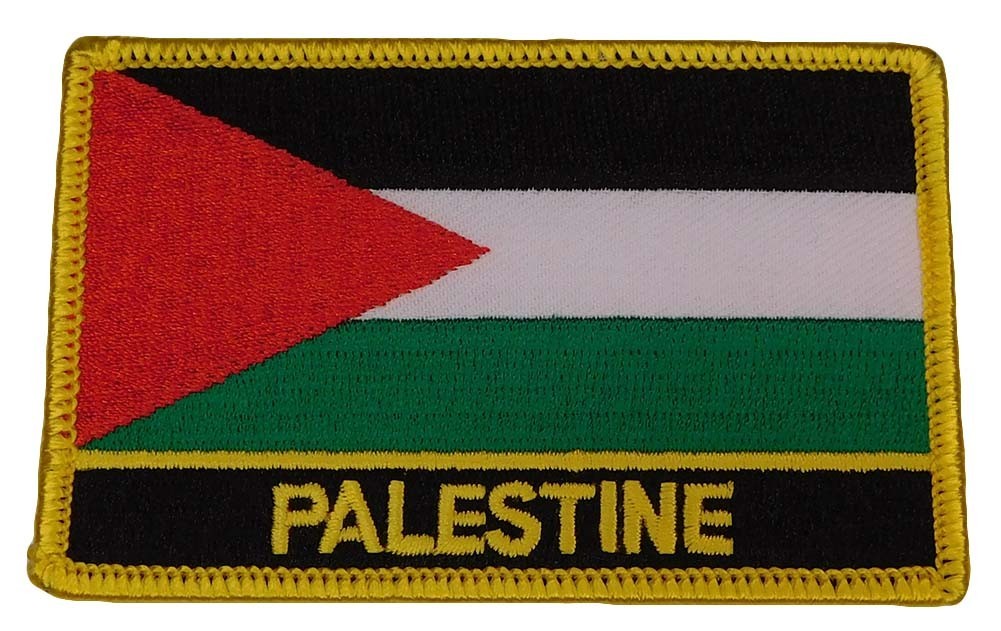 Pack of 6 Palestine Rectangular Country Embroidered Iron On Patch FPR-181 gallery