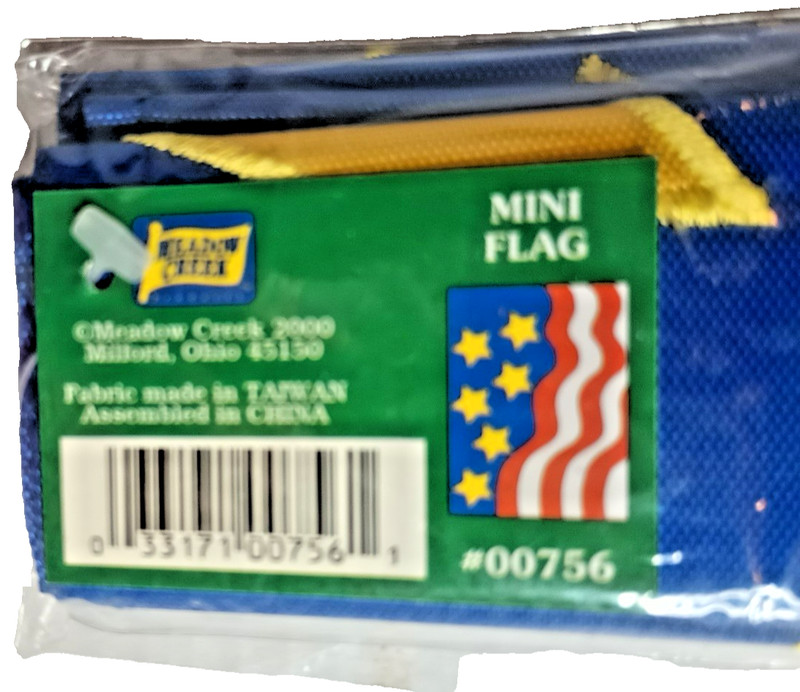 Star Spangles Small Double Sided Garden Flag 11 X 15 inches Meadow Creek New gallery