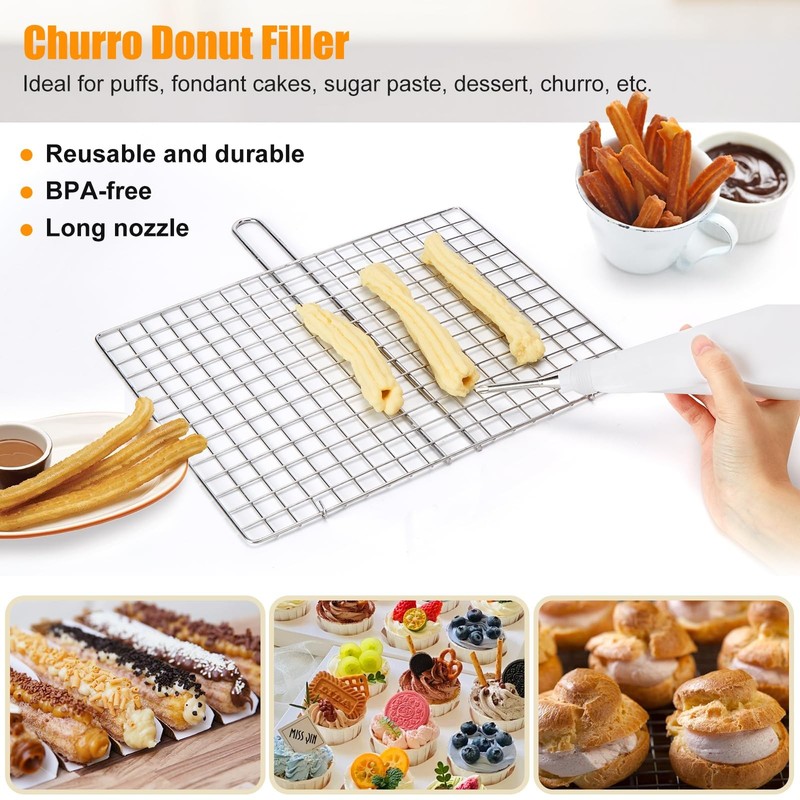 Pahtto Churro Maker Machine 3-In-1 Multifunctional Hollow Churros Machine gallery