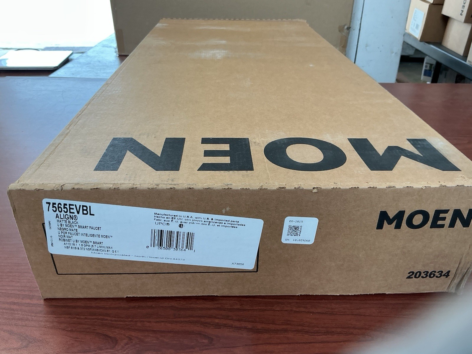 NEW Moen 7565EVBL Align Smart Voice/Wave PullDown Kitchen Faucet MatteBlack B166 gallery