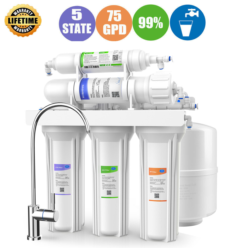 5 Stage Reverse Osmosis System Drinking Water Filtration System Water Purifier gallery