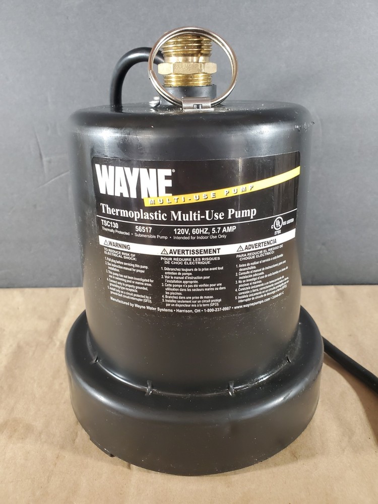 Wayne TSC130 Multi-Use pump 1050 Gallons/Hour Thermoplastic Box