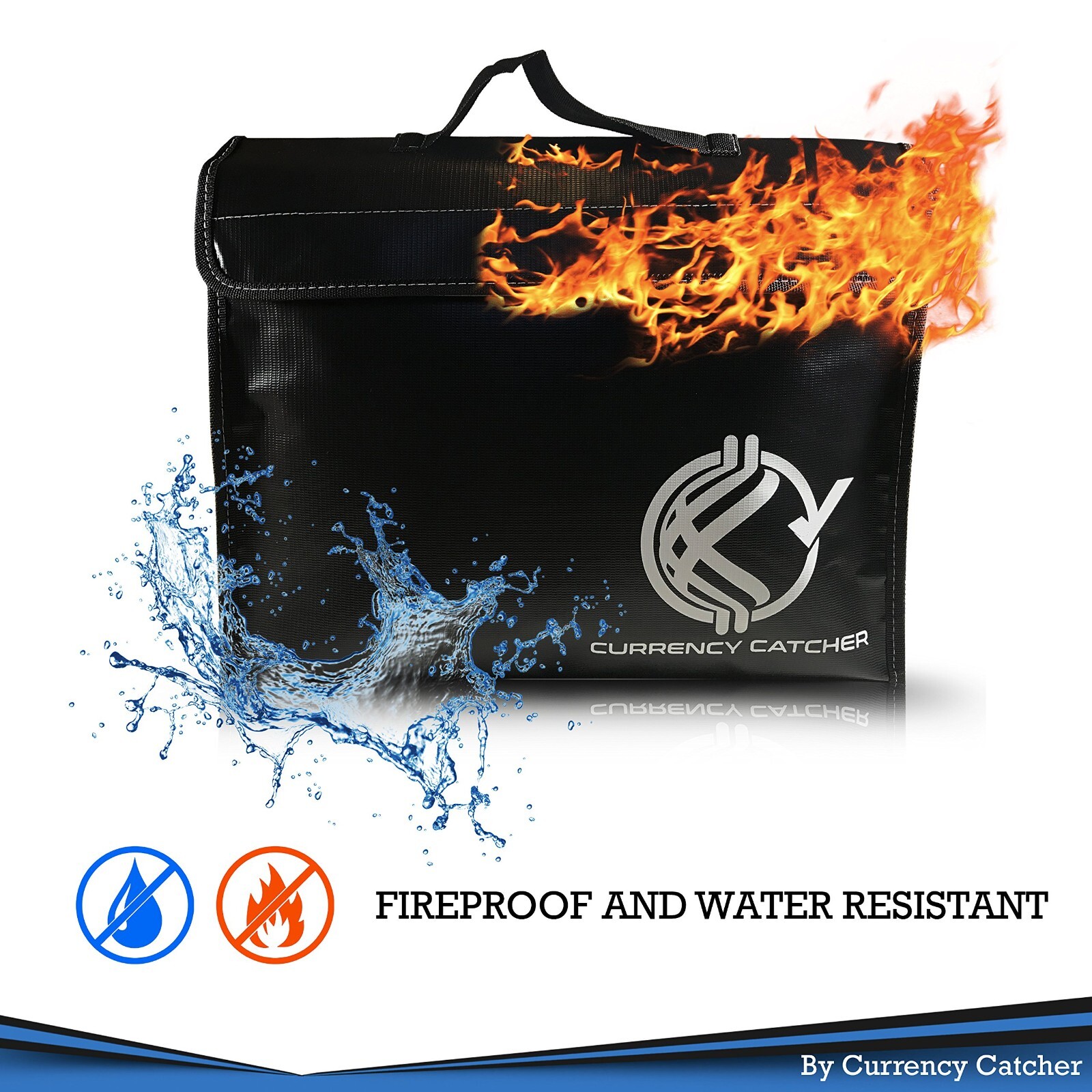 Fireproof Bag - Large 15x11x3in Fire Proof Bag Protect Documents, Money, Jewelry gallery
