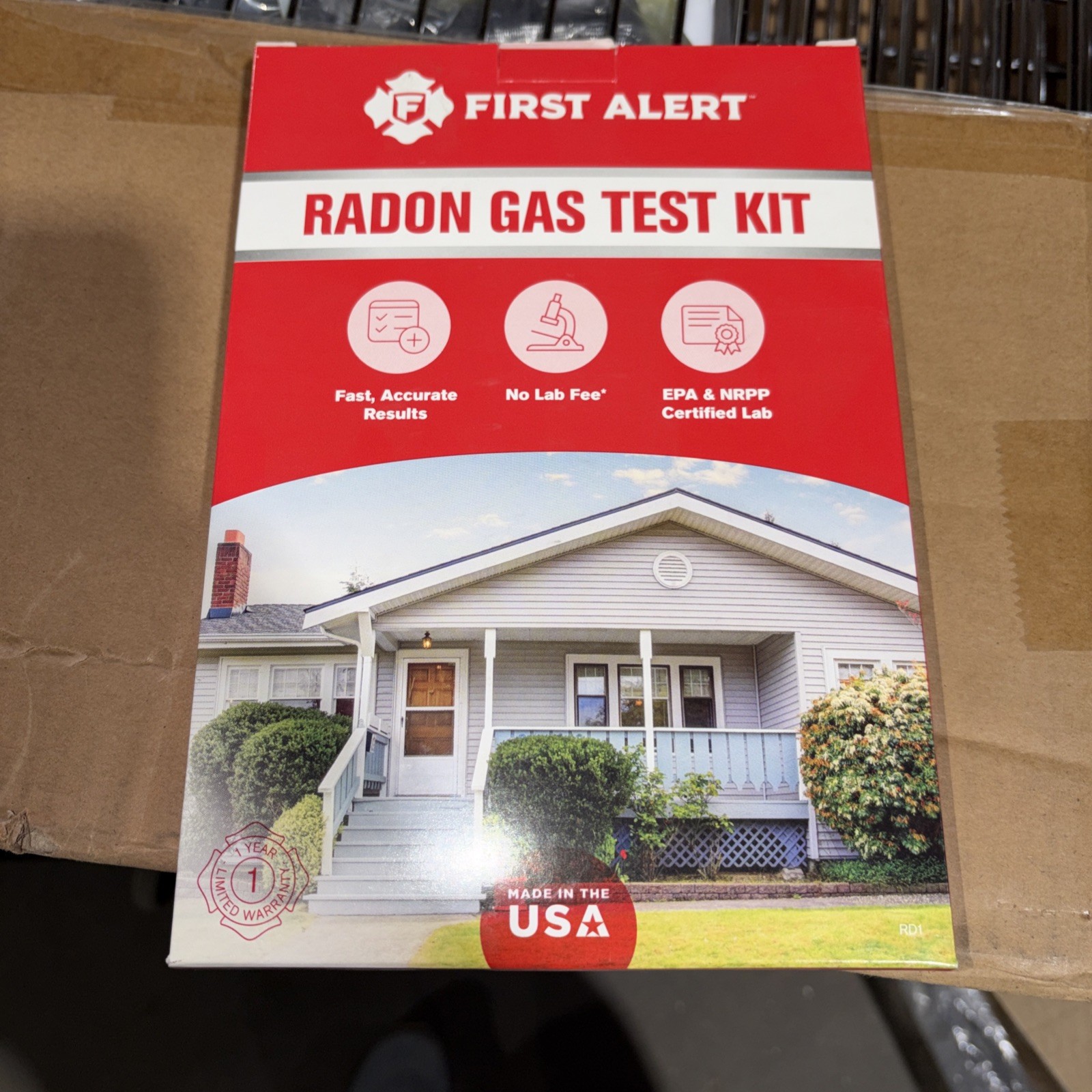 First Alert RD1 Radon Gas Test Kit for Home gallery