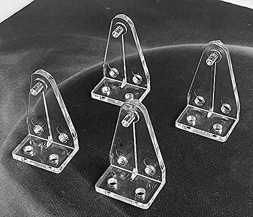 10 Pcs Hold Down Brackets for 1 Inch Mini Blinds Bottom Rail Hold Clips gallery