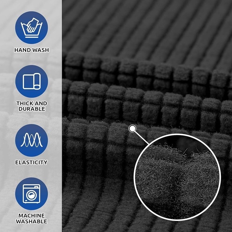 Elastic Sofa Slipcover High Quality Fabric Easy Installation Couch Cover Decor gallery