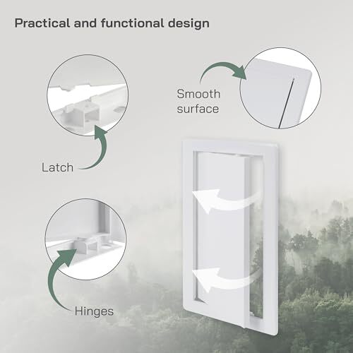 6x12 Access Panel - Easy Access Doors - ABS Plastic - Access Panel for Drywal... gallery