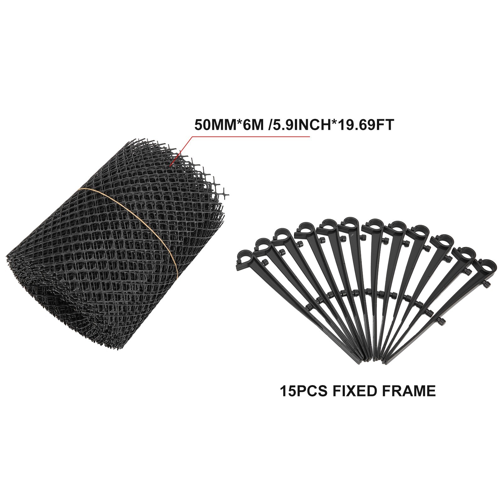 Protective Net Mesh Gutter Guard Protection Mat 15cm X 6m Anti-leaves Mesh gallery
