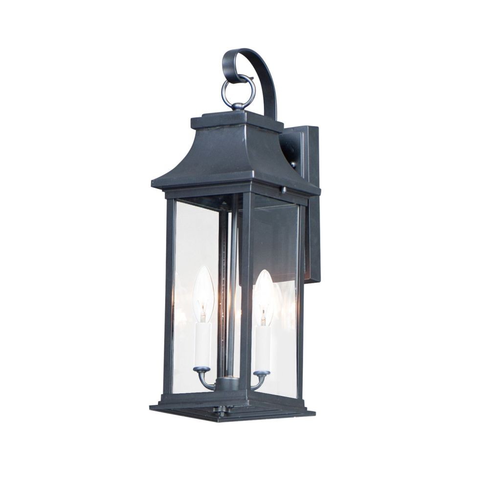Used Maxim Lighting 30023CLBK Vicksburg - 2 Light Medium Outdoor Wall Sconce gallery