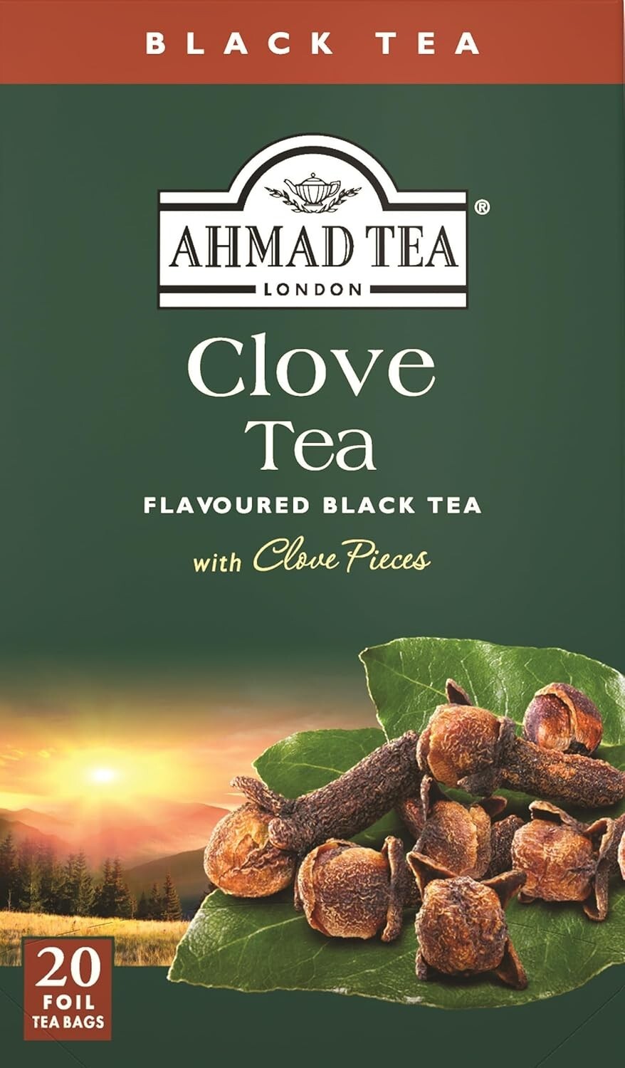 20 Count Clove Tea Bags - Natural Caffeine & Ethical Sourcing for Tea Lovers gallery