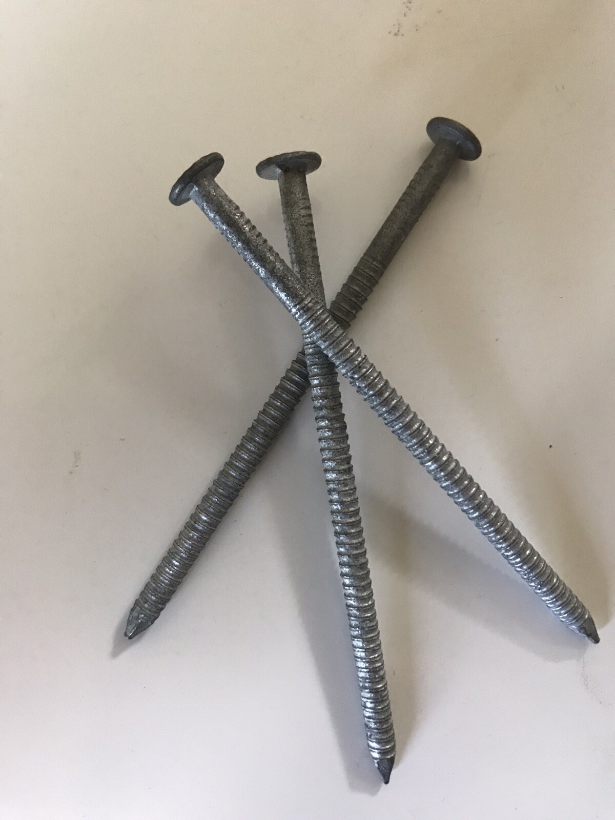 Hot Dipped Galvanized Ring Deck Nails - 3” gallery