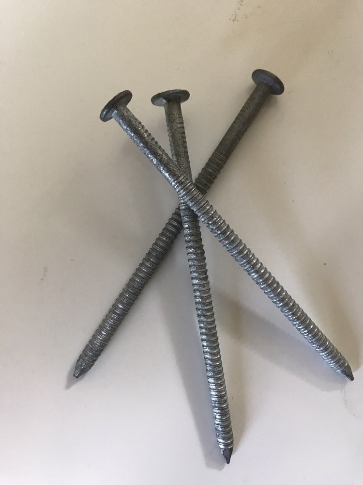 Hot Dipped Galvanized Ring Deck Nails - 3”