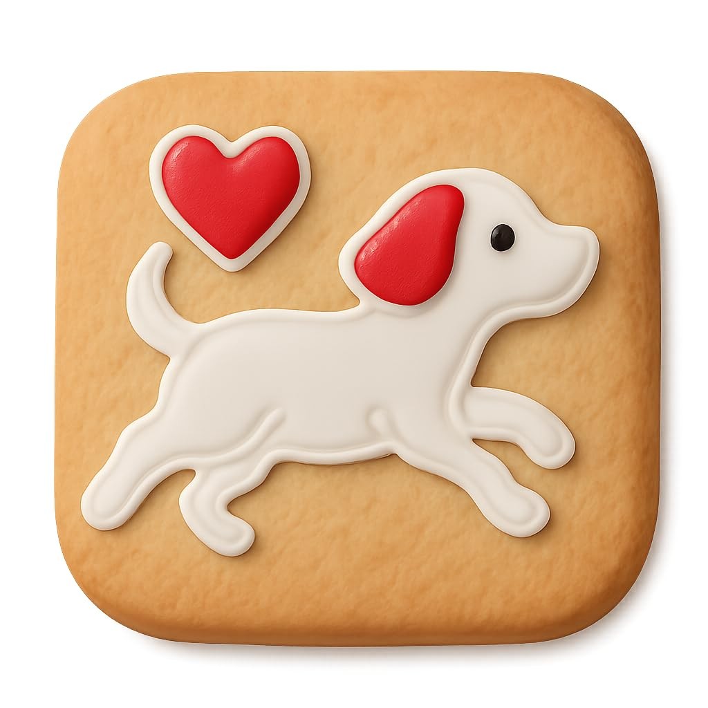 Running Puppy Lover Cookie Cutter & Stamp - 4x4 Fun Kitchen Baking gallery