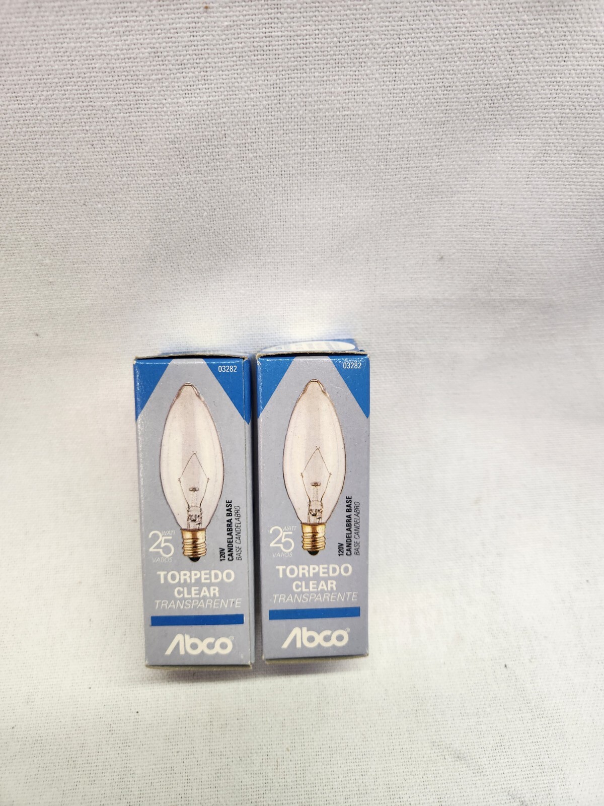 Abco Torpedo Candelabra Base 03282 120V, 25W. 2 Bulbs gallery