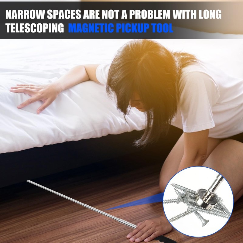 3PCS Telescoping Magnetic Pick Up Tool Extendable up to 31", 30lb 40lb 80lb T... gallery
