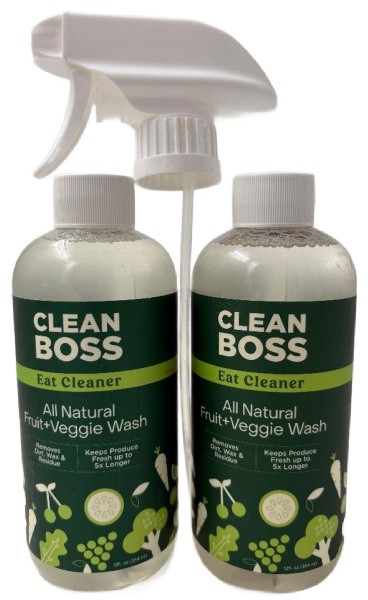 #JOY CleanBoss Eat Cleaner Fruit & Veggie Natural Wash & Preserver 12 oz, 2 Pack gallery