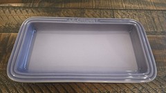 Le Creuset dish 25cm, Rectangular Ceramic Purple Glossy