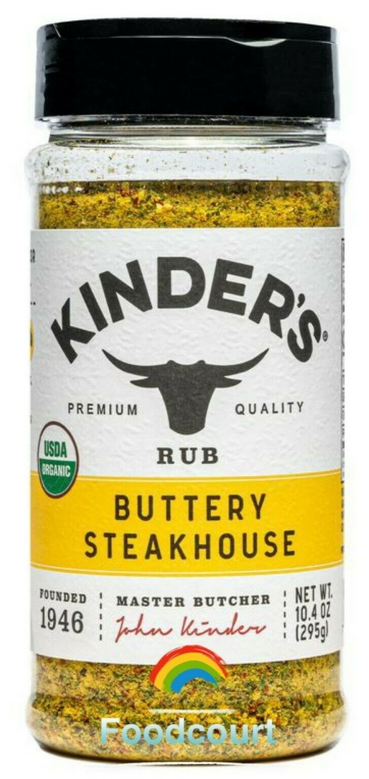 Kinder's Organic Buttery Steakhouse Rub Seasoning 10.4 oz gallery