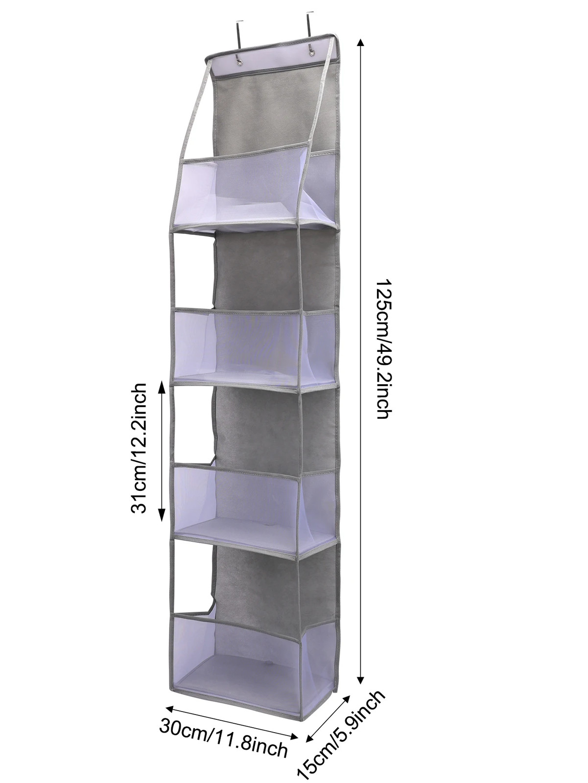 4 Layer Over The Door Organizer Cosmetics Wall Hanging Storage Bathroom Closet gallery