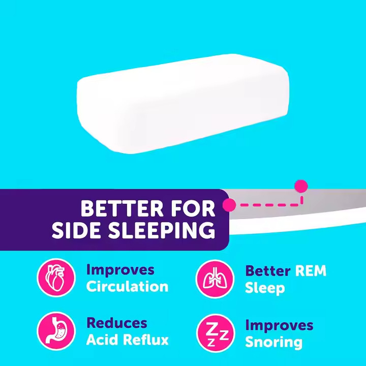 Memory Foam Cube Pillow for Side Sleepers ,Orthopedic Perfect for Side gallery