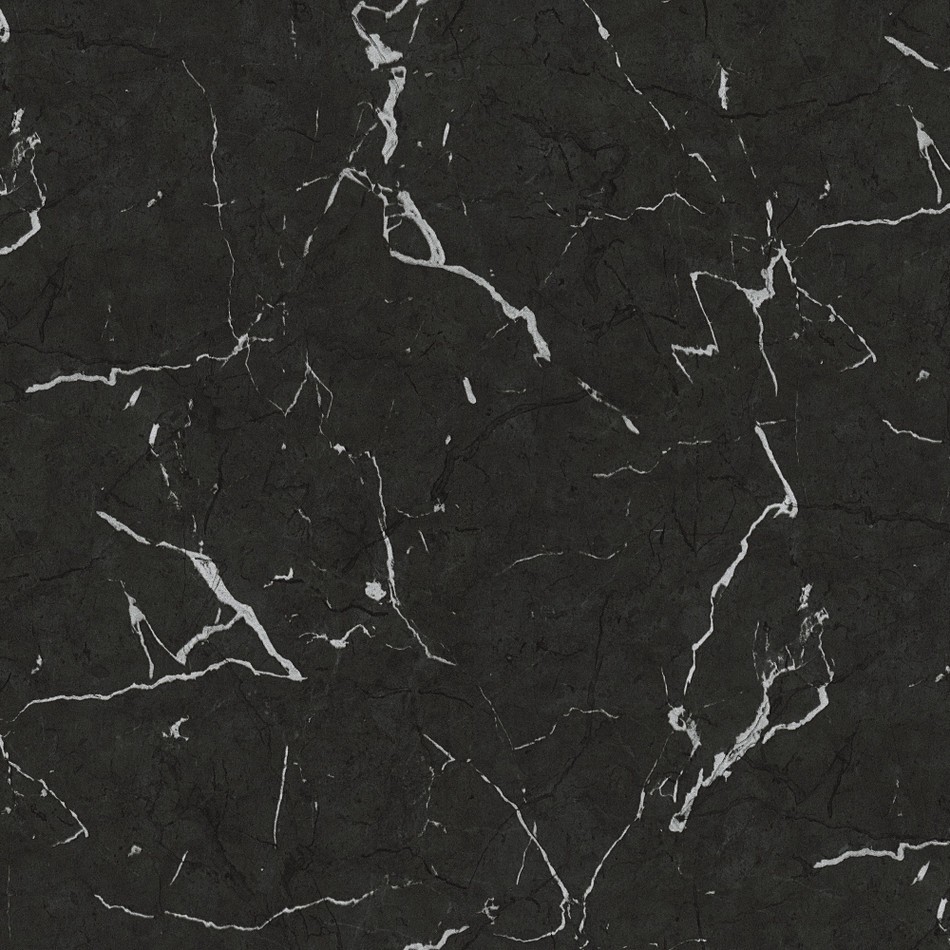 BB51157-Bricks and More Marble Effect Black Galerie Wallpaper