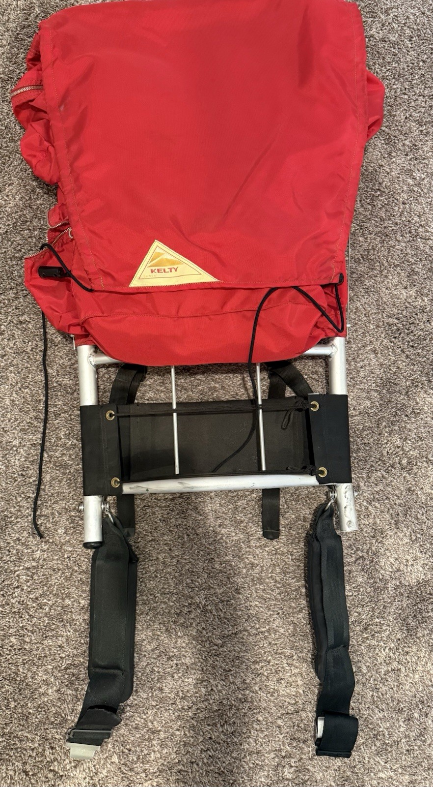Vintage Multi Pocketed KELTY Red External Frame Backpack 2