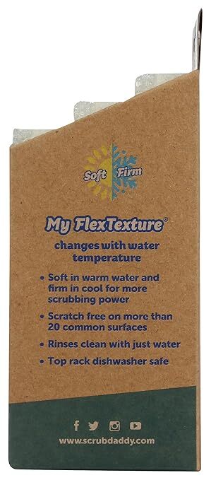SCRUB DADDY Dye Free Sponge Daddy 3 Count PK-1 W/FREE GIFT/ Free Shipping gallery