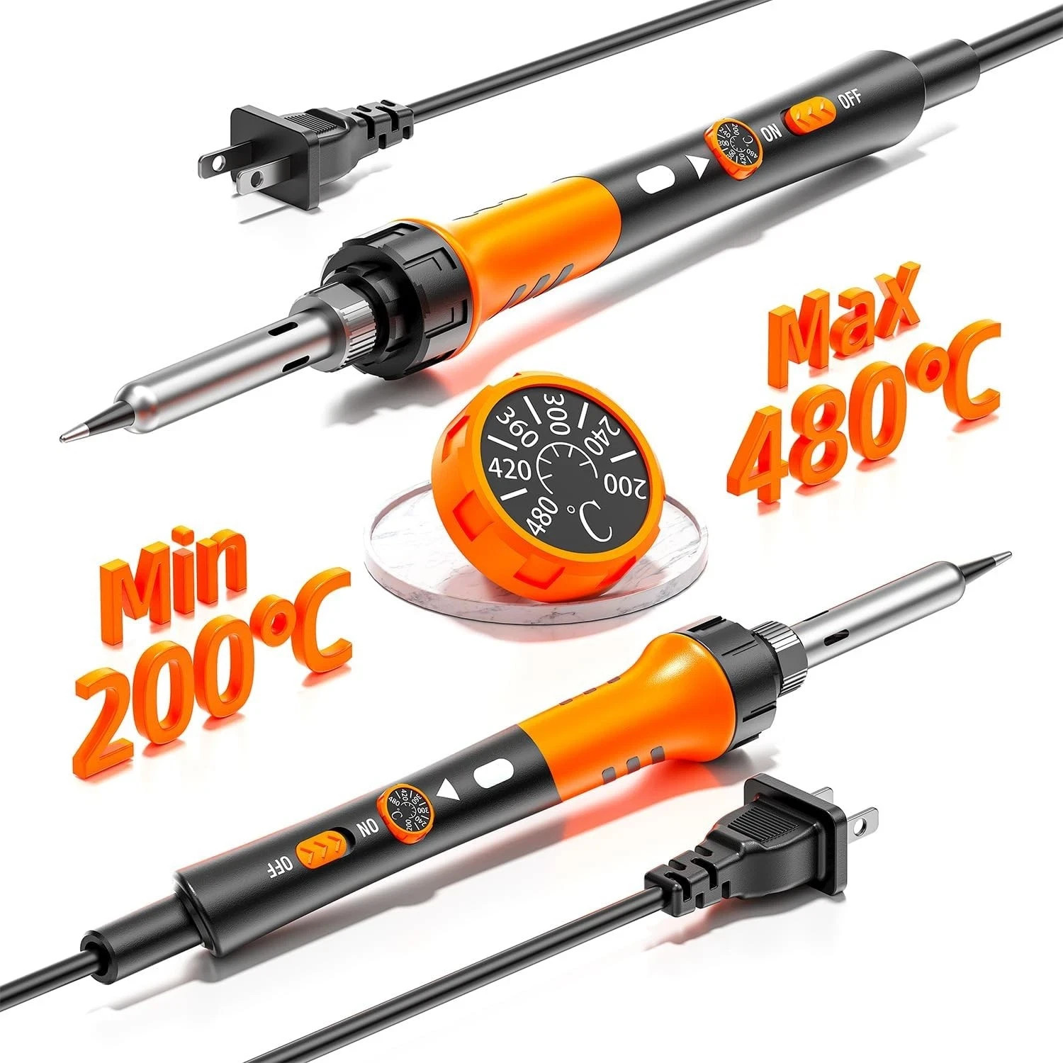 60W Precision Soldering Micro Pen Heavy Duty Kit Small Solder Iron Tool Adjust gallery