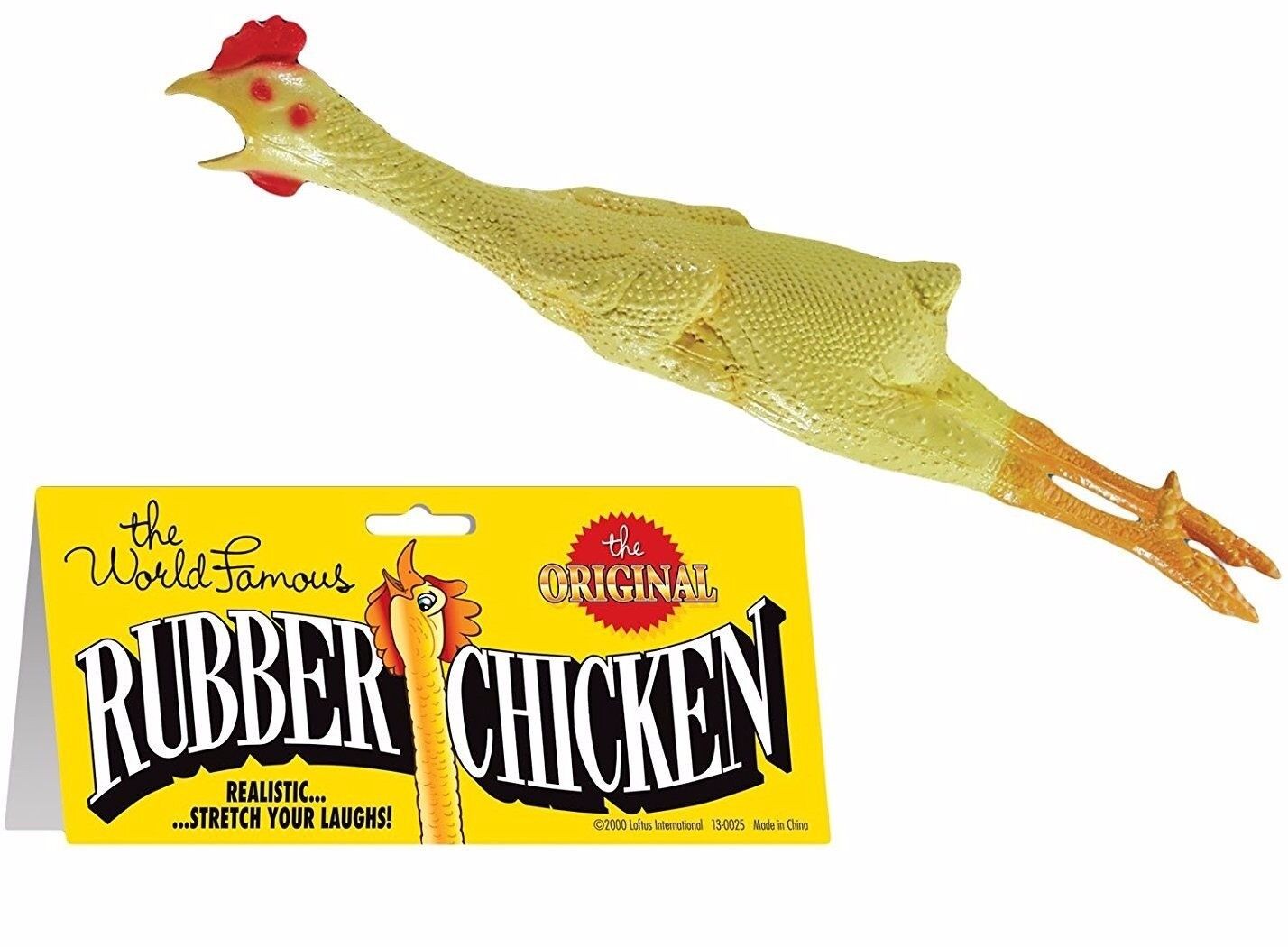 Loftus "The Original" World Famous Rubber Chicken - Classic Fun Gag Joke Toy gallery