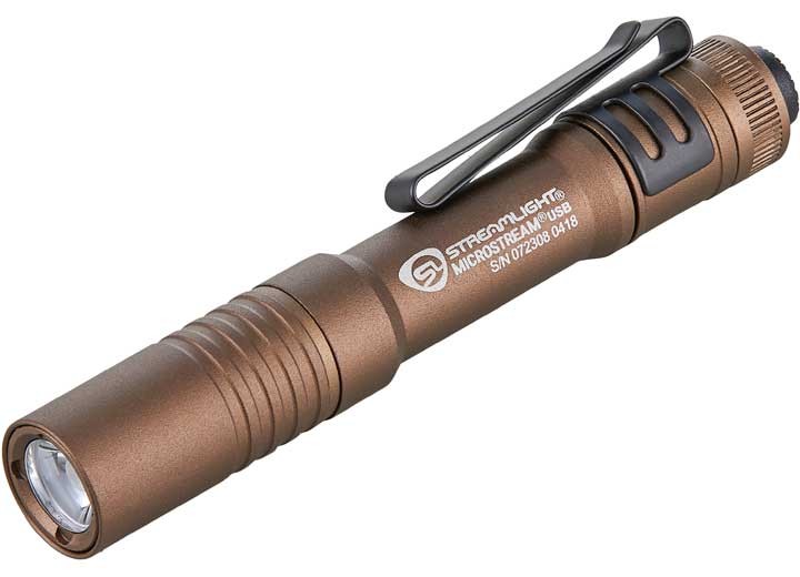 Streamlight 66608 MicroStream 250-Lumen EDC Ultra-Compact Flashlight - Coyote