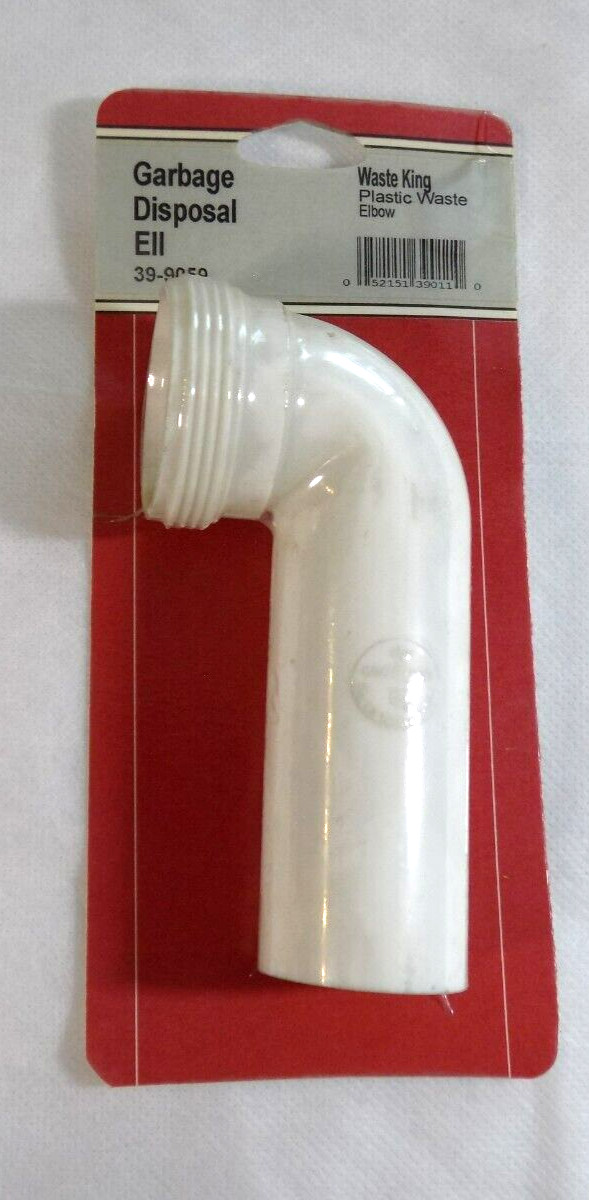 Waste King - Garbage Disposal Ell Lasco MPN - 39-9059 White Replacement Part gallery