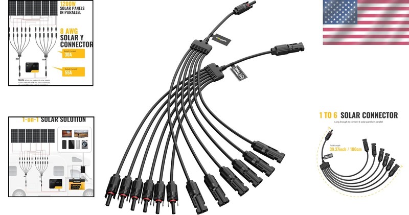 Plug & Play Solar Panel Parallel Connector Set gallery