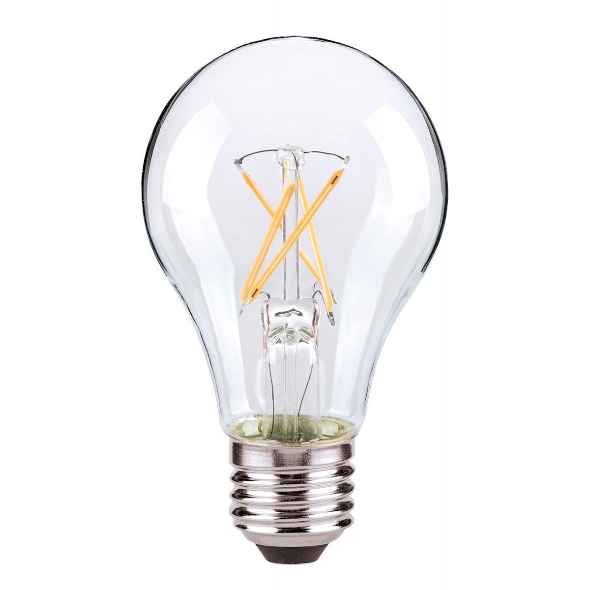 7W =60W Dimmable 800 Lumen A19 LED Filament 27K Warm White Clear E26 Base Bulb gallery