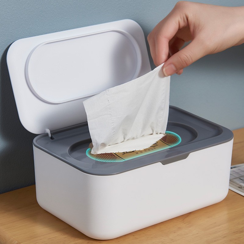 Large Capacity Wet Wipe Dispenser,Reusable Tissue Box, gallery