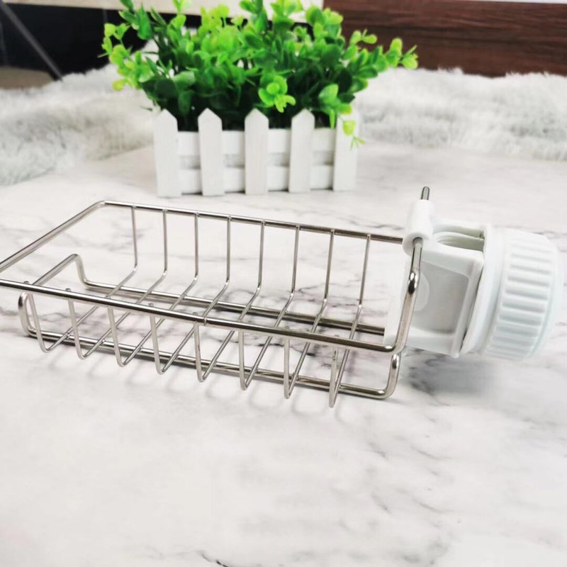 Drain Rack Storage Holder Shelf-Kitchen Sink Faucet Sponge Soap Cloth gallery