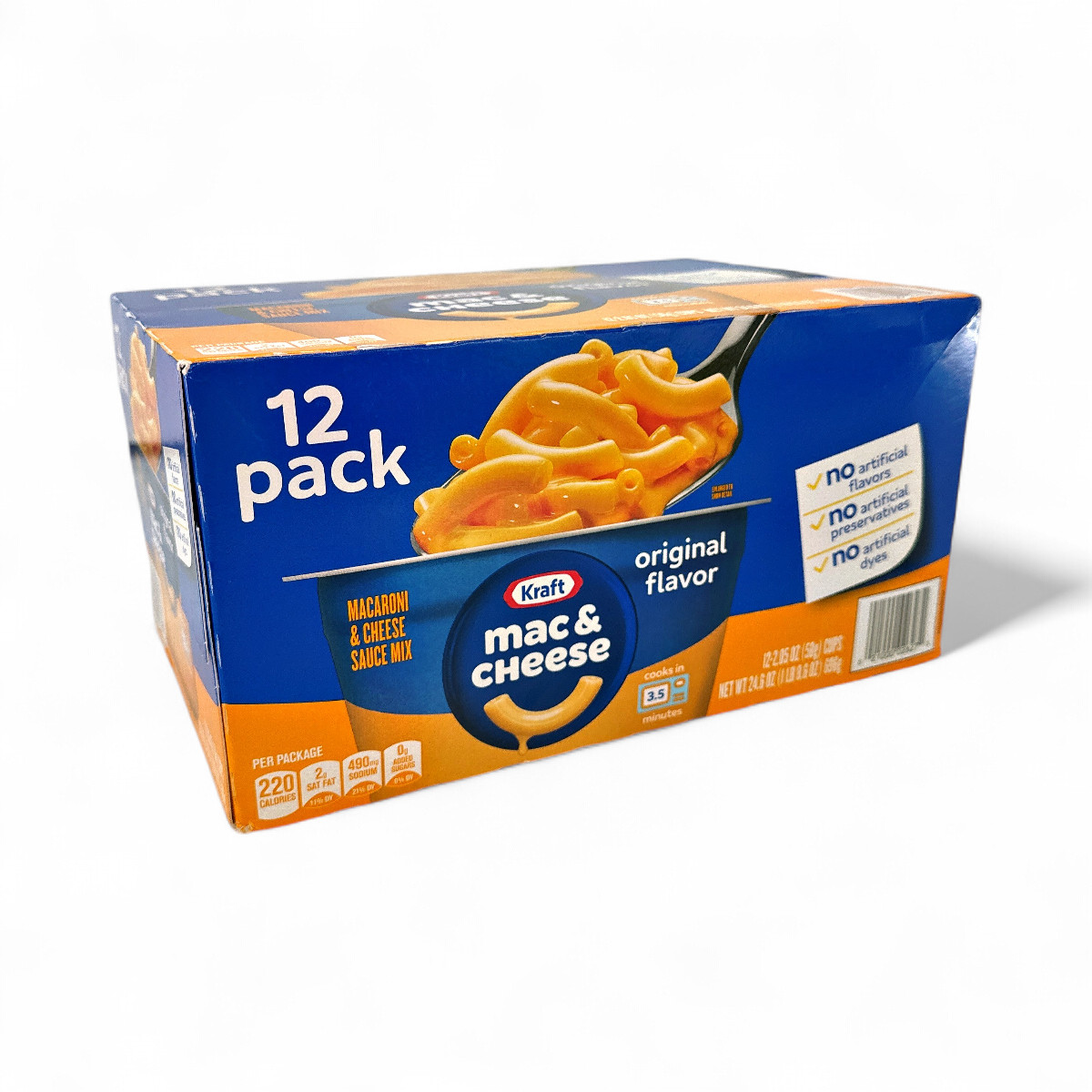 Kraft Original Macaroni and Cheese Easy Microwavable Dinner, 2.05 oz - 12 Pack gallery
