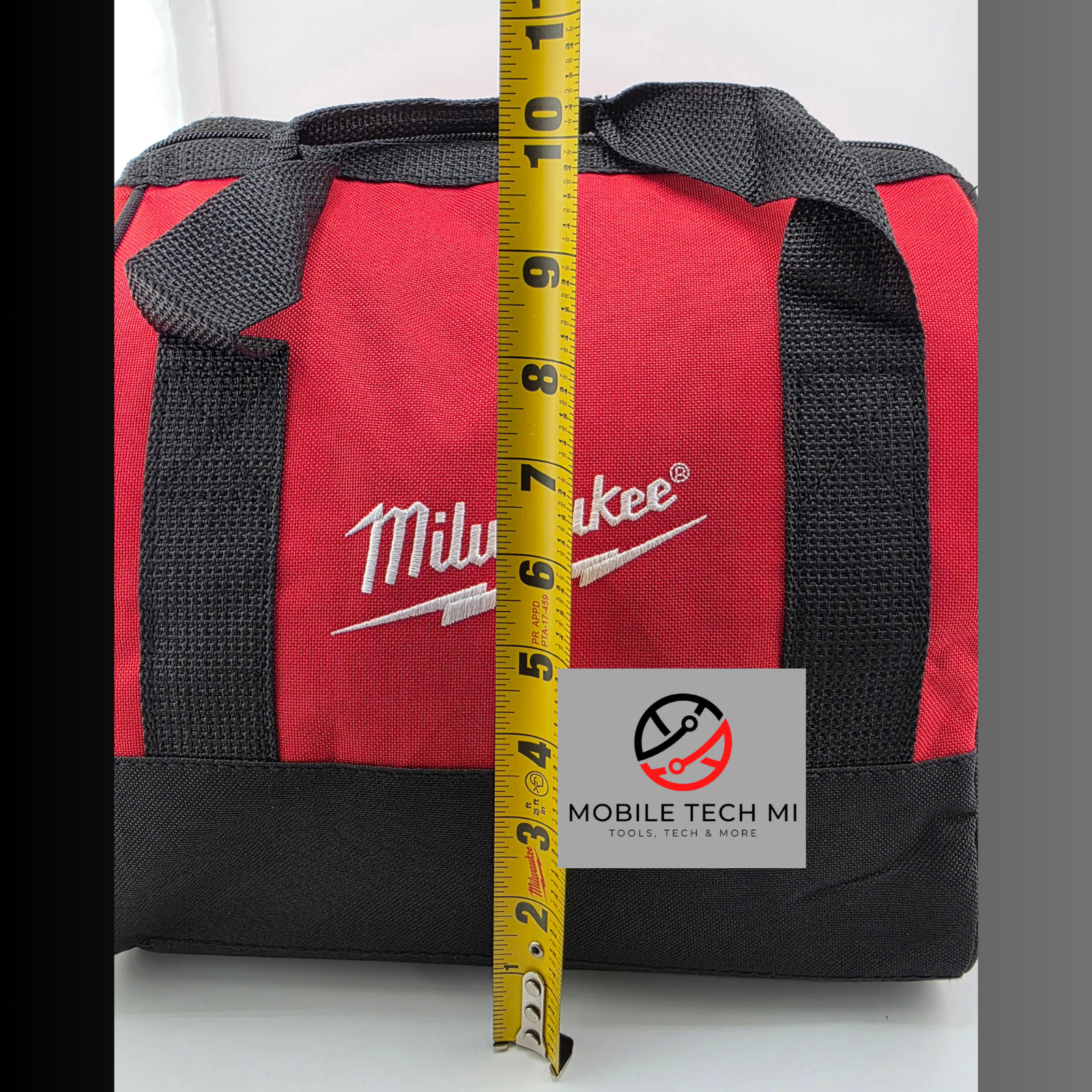 NEW Milwaukee M12 M18 Contractor Tool Bag 11" x 10" x 8" Case Small Medium Size gallery
