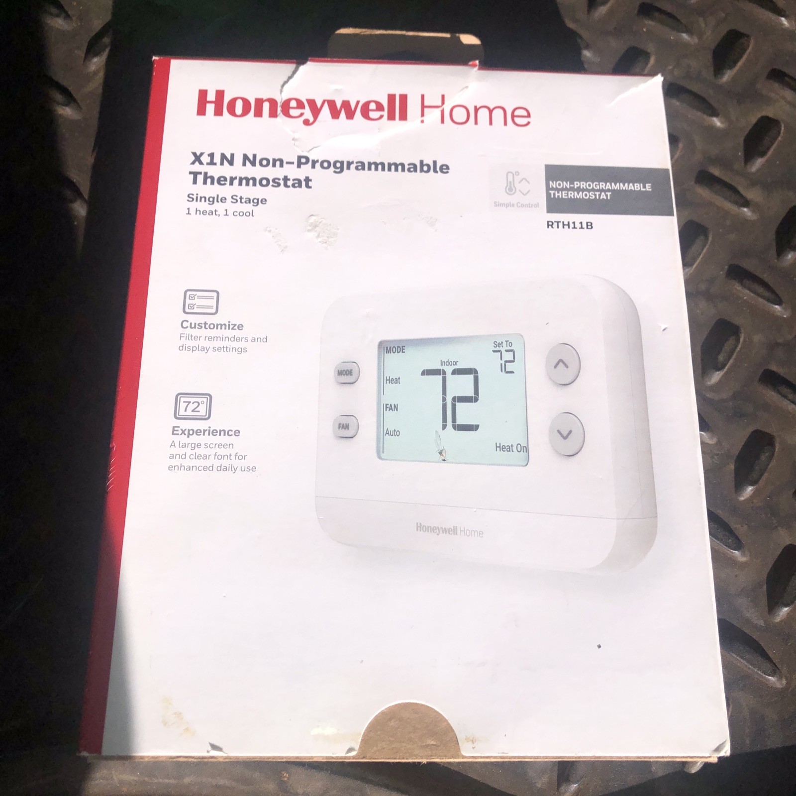 Honeywell Home X1N Non Programmable Thermostat RTH11B Single Stage 1 Heat 1 Cool gallery
