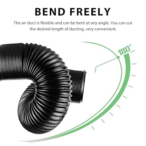 3 Inch Cold Air Intake Pipe, Flexible Car Cold Air Duct Hose Extendable to 39 gallery