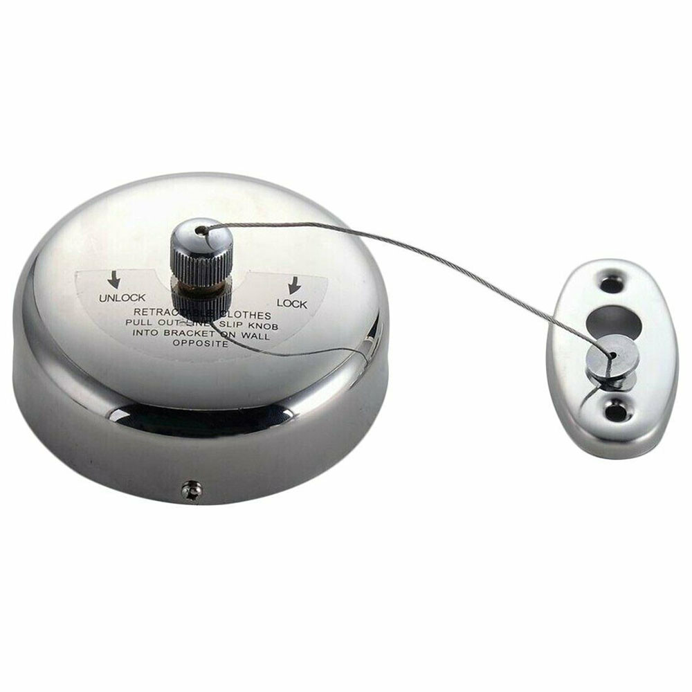 TECHTONGDA Stainless Steel Retractable Indoor Single Clothes Line 9feet /2.8m gallery