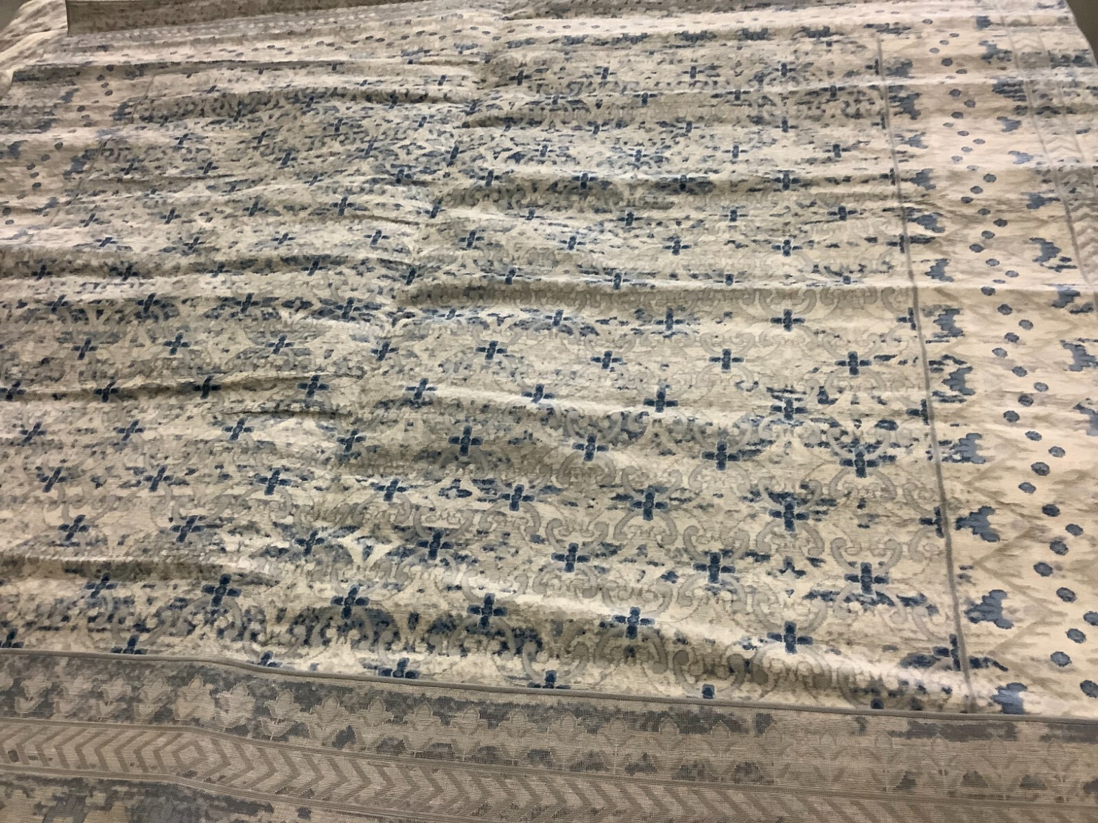 LIGHT GREY / BLUE 10' X 13' Back Stain Rug, Reduced Price 1172664795 BNT899G-10 gallery