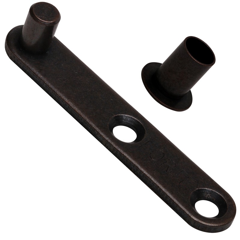 Rok Hardware Center Pivoting Hinge, Statuary Bronze Finish gallery