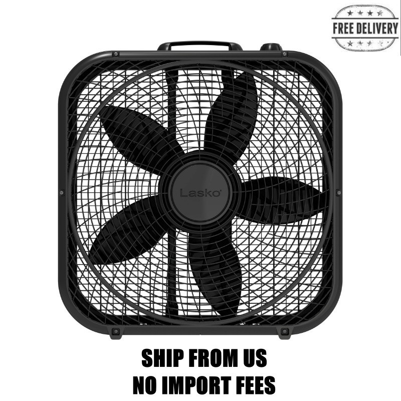 Lasko 20" Cool Colors Classic Box Fan with Weather-Resistant Motor, Portable Coo gallery