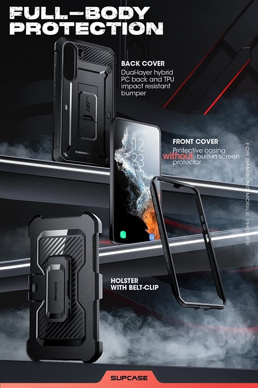 For Samsung Galaxy S23+ Plus 5G, SUPCASE Rugged Case + Kickstand Belt-Clip Cover gallery